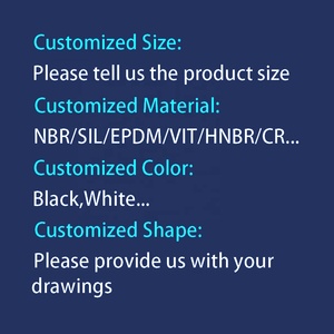 Máy móc thiết bị phụ tùng con dấu Nitrile FKM EPDM <span class=keywords><strong>Silicone</strong></span> NBR cao su O-ring dây - Product Image 5