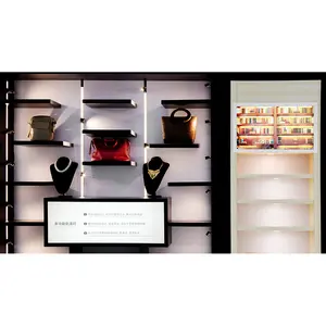 Lampu <span class=keywords><strong>Track</strong></span> kabinet lemari Museum Showcase Display lampu mebel dengan strip untuk Museum kaca <span class=keywords><strong>LED</strong></span> Hitam aluminium 90 COB 3000 - Product Image 1