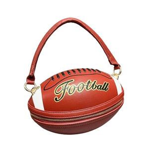 תיק ערב יוקרתי לנשים בצורת כדור רוגבי, תיק מסיבות, תיק כתף, סיטונאי מהמפעל - Product Image 5