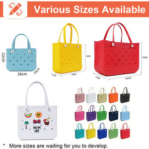 비치 풀 보트 스포츠 용 EVA 토트 백-다목적 오픈 클로저 패션 색조 버튼 - Product Image 2