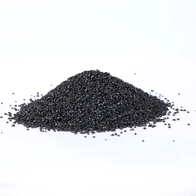 Hard Black Emery Blasting Grain Gray Diamond Sand SiC Silicon carbide Abrasives Steel Grit for Aquarium Landscaping Water Filter