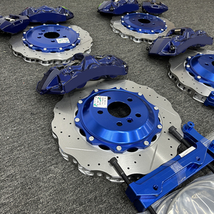 Étrier de frein à six pistons bleu marine HSL et disque de frein à perforations marquées avec disque adaptateur pour Citroën C4L C5 <span class=keywords><strong>C3</strong></span> Picasso C5 X - Product Image 3