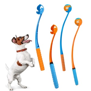 Lanceur de balles de tennis portatif pour chien, 61 cm, pour l'entraînement en extérieur, modèle Orange, pour lancer des balles de <span class=keywords><strong>baseball</strong></span> - Product Image 2