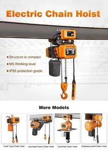 Polipasto Eléctrico de Cadena de Alta Calidad de 1t 3t <span class=keywords><strong>5t</strong></span> 10t 15t, Control Inalámbrico de <span class=keywords><strong>1</strong></span> Tonelada, 50HZ 60HZ, Polipasto de Cadena de <span class=keywords><strong>1</strong></span> Tonelada - Product Image 6