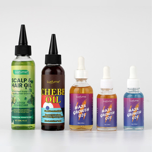 Huile Essentielle Capillaire Chebe, Huile d'Olive et Menthe pour Nourrir en Profondeur, Réparer les Follicules Pileux et Stimuler la Croissance des Cheveux pour Femmes Noires - Product Image 1
