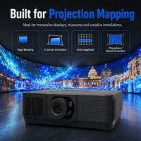 Proyector Láser 3LCD Profesional para Ingeniería, 15000 ANSI Lúmenes, WUXGA, 20000H de Vida Útil de Láser, para Exposiciones, Museos, Salas de Conferencias