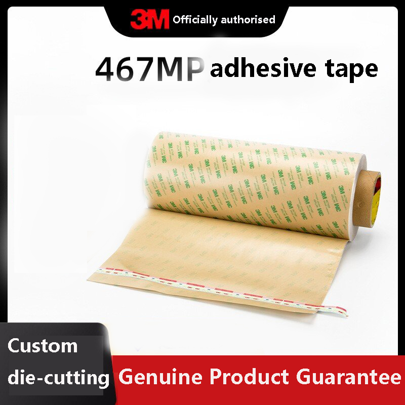 clear 0.05mm 3m 467mp Adhesive Transfer Tape Roll 610mm X 55m 3m Acrylic Double Side Tape for Metal/Plastic Industrial Tape