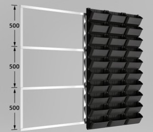 Deepbang, venta al por mayor, maceta de <span class=keywords><strong>pared</strong></span>, jardín Vertical, interior, <span class=keywords><strong>exterior</strong></span>, maceta de plástico, maceta automática - Product Image 2