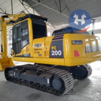Ekskavator Bekas Merk Jepang Komatsu PC200 Model 2022 Kapasitas Bucket 1.1m Mesin Pompa Bearing Gear Asli