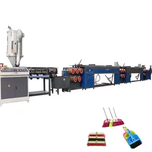 Plastic Brooms Yarn Fiber Filament Extruder Line Broom Bristle Extrusion Machine