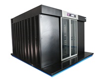 Système de rack de serveur intégré en micro-module préfabriqué, centre de données modulaire clé en main certifié ISO