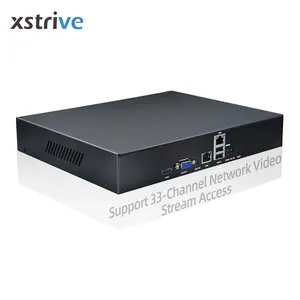 Xstrive R33 Mạng Máy chủ streaming video Encoder hỗ trợ 33 kênh mạng video và cách ly mạng nội bộ và bên ngoài