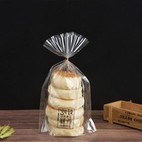Sacs à pain en plastique OPP personnalisés avec logo imprimé, qualité alimentaire, résistants à l'humidité, thermoscellables, pour toasts, sandwichs, pains français, gâteaux secs