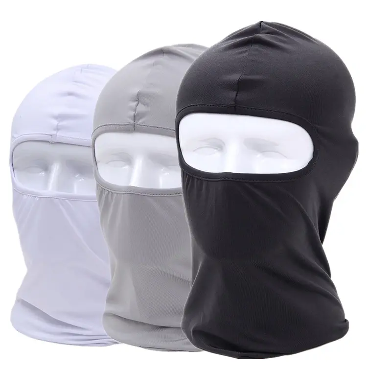 Protezione solare in seta con stampa personalizzata casco da ciclismo moto interno maschera da sci passamontagna con Logo