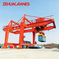 Grue portique multifonctionnelle intelligente Zehua, transpalette de conteneurs monté sur rail avec une hauteur de levage de 25 m et une portée de 30 m