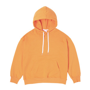 Sweat-shirt unisexe Healy Simple en coton rouge framboise à manches longues avec cordon de serrage, coupe-vent décontracté pour l'automne - Product Image 1