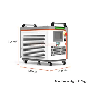 laser corrosion and rust removal 300W laser cleaning machine portable paint stone and concrete removal laser cleaning