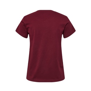 Blanc taille personnalisée T-shirt femmes col rond manches courtes couleur unie coton T-shirt vêtements été exportation du fournisseur BD - Product Image 6