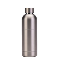 Bouteille d'eau isotherme en acier inoxydable sans BPA, personnalisée, avec couvercle anti-fuite, isolation thermique 12-24 heures, gobelet isotherme