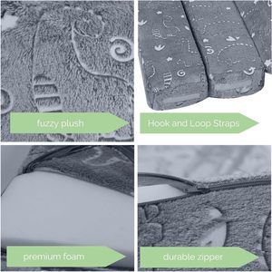 工厂定制益智毛绒玩具泡沫折叠沙发床游戏垫地板床垫婴儿学步儿童黑暗发光 - Product Image 5