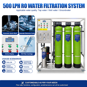 Sistema de Filtración de Agua por Ósmosis Inversa Comercial Ce Rohs 1000l/h, Bomba de Filtración, Modelo Fro-214-1t-3s - Product Image 3