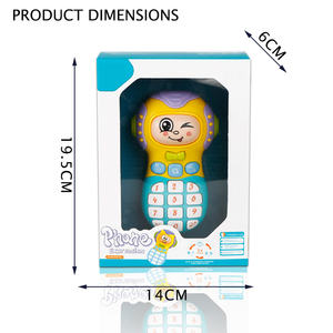 Jouet musical en plastique adorable Jacko Toys, téléphone pour bébé avec lumière - Product Image 3