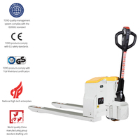 Transpaleta plegable eléctrica 2T, carrito de palé eléctrico de servicio pesado a bajo precio