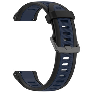 <span class=keywords><strong>Correa</strong></span> de Reloj de Silicona Texturizada de Dos Tonos de 20 mm/22 mm para <span class=keywords><strong>Garmin</strong></span> Forerunner 165, <span class=keywords><strong>Correa</strong></span> de Repuesto de Estilo Oficial - Product Image 5