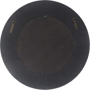 PARISLOFT Round <b>Wood</b> <b>Mirror</b> with Carved <b>Frame</b>, Rustic <b>Large</b> Wall <b>Mirror</b>, Decorative <b>Mirrors</b> for Wall Decor, Living Room, Bedroom - Product Image 6