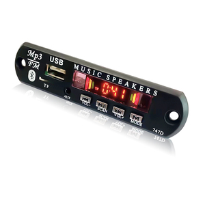 Placa decodificadora de reproductor MP3 para coche DIY de 12V con pantalla a Color para <span class=keywords><strong>Bluetooth</strong></span> 5,3 TF Radio y módulo de grabación USB para Audio - Product Image 1