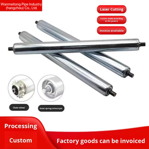 定制非动力钢制滚筒输送线，带实心工厂滚筒-全新 - Product Image 5
