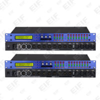 Processeur audio USB Xta DP448 4x8 canaux avec connecteurs XLR pour KTV, karaoké, diffusion en direct, contrôle du volume et fonction de sourdine