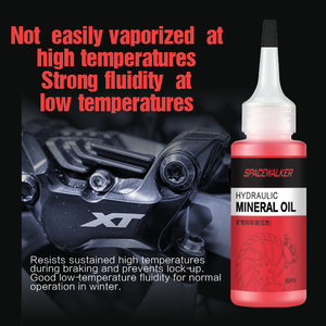 Aceite Mineral para Frenos de Bicicleta Spacewalker, 60 ml, Antioxidante, Líquido para Frenos de Disco Hidráulicos para Sistemas de Frenos <span class=keywords><strong>Shimano</strong></span>, Tektro y Magura - Product Image 5