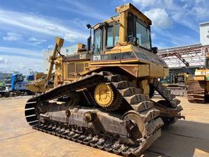 รถดันดินตีนตะขาบ Caterpillar D7R ของญี่ปุ่น ราคาถูก สีเดิมจากโรงงาน D7H D7R LGP D7G มือสอง สำหรับงานก่อสร้างถนน รถดันดินราคาประหยัด - Product Image 4