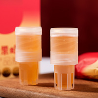 Bouchon en plastique portable de 38 mm pour miel et eau - Anti-fuite et anti-goutte, ouverture facile pour bouteilles