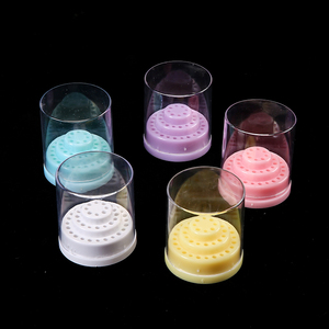 48 Holes Nail <b>Drill</b> <b>Bit</b> Holder Manicure Milling Cutter Stand Display Storage Organizer - Product Image 5