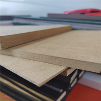 Panneau MDF HDF en bois mélaminé blanc E0 moderne de 6 mm à 18 mm, 1220 x 2440 mm, pour meubles