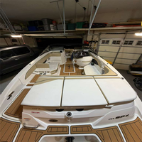 Plateforme de bain et tapis de cockpit pour bateau Sea Ray SPX 210 OB 2015-2023, en mousse EVA imitation teck, style SeaDek MarineMat, auto-adhésif