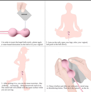 Set di 3 Palline Vibranti in Silicone per Esercizi Femminili, Vibratore Smart Kegel, Giocattolo Sessuale - Product Image 6