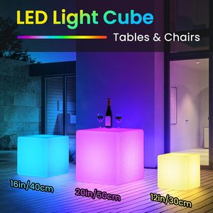 Hiện Đại LED Ánh Sáng 30Cm 40Cm <span class=keywords><strong>50Cm</strong></span> 3D Phát Sáng <span class=keywords><strong>Cube</strong></span> Ghế Chiếu Sáng Đồ Nội Thất Nhà Phòng Ngủ Patio Đảng Trang Trí Chiếu Sáng - Product Image 5