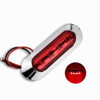 Feux de position latéraux LED étanches, 4 LED, pour camion, remorque, camping-car, 12V-24V