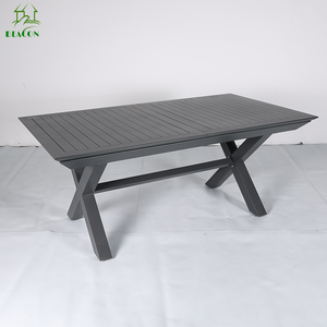 <span class=keywords><strong>Tavolo</strong></span> da Pranzo <span class=keywords><strong>Grande</strong></span> Estensibile in Alluminio per Esterni, Impermeabile, per Giardino, Ristorante, Villa di Lusso, 12 Posti, per Patio - Product Image 3