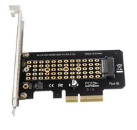 Carte adaptateur d'extension NVMe M.2 PCI-E 3.0 X4/X8/X16 pour SSD M.2 2230/2242/2260/2280 en stock, fabriqué en Chine