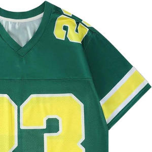 Maillot d'entraînement de football de style nouveau, logo et numéro personnalisés, maillot de football d'équipe, tissu de la meilleure qualité, maillot de football américain - Product Image 2