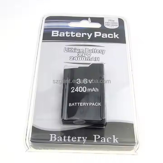 Replacement Rechargeable 1800mah 2400mah 3600mah 3.6v Psp Battery Pack for Psp 1000 2000 3000 Console Gamepad Batteries