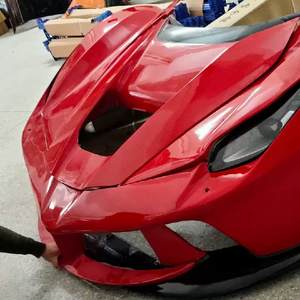 Nuevo para <span class=keywords><strong>Ferrari</strong></span> <span class=keywords><strong>LaFerrari</strong></span>, montaje de parachoques delantero, placa protectora inferior, cubierta de máquina, guardabarros, salida de aire, faros, Kits de carrocería de guardabarros - Product Image 3