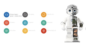 Robot éducatif UBTECH Alpha Mini pour enfants <span class=keywords><strong>et</strong></span> apprentissage <span class=keywords><strong>scolaire</strong></span> avec IA intelligente <span class=keywords><strong>et</strong></span> fonctionnalités créatives programmables - Product Image 6