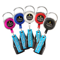 Porte-briquet rétractable haut de gamme avec boucle extensible, prix usine personnalisé