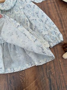 Blusa <span class=keywords><strong>de</strong></span> Encaje con Volantes Florales para Bebé Niña, Primavera 2026, Venta al Por Mayor - Product Image 6