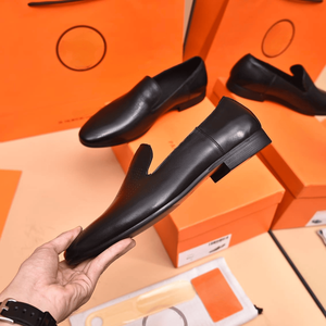 Full-grain Upper Foamed Cowhide Oxford Shoes Rubber/Latex Midsole Rubber Outsole & Fabric Lining All Seasons - Product Image 4